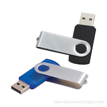 Durable Promotional Swivel USB Flash Drives, OEM and ODM Orders Welcomed, Plug-and-play Function